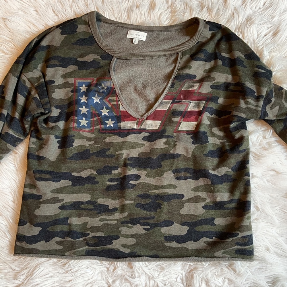 Lucky brand KISS band crewneck long sleeve!